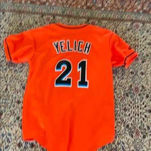 Marlins Christian yelich kids jersey